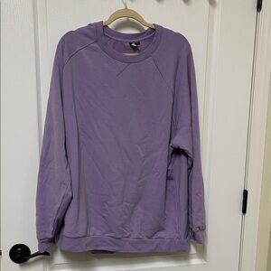 62% Merino Wool Purple Women's Sweatshirt